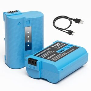 EN-EL15/EN-EL15c Battery 2400mAh Capacity with Smart LED Display