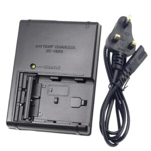 BC-VM10 NP-FM50 NP-FM55H NP-FM500H Battery Charger Compatible with sony DSLR-A100 DSLR-A200 DSLR-A300 A350 DSLR-A500 A550 DSLR-A700 DSLR-A900 A450 A500c A560 Digital Camera & 120cm AC Power Cord