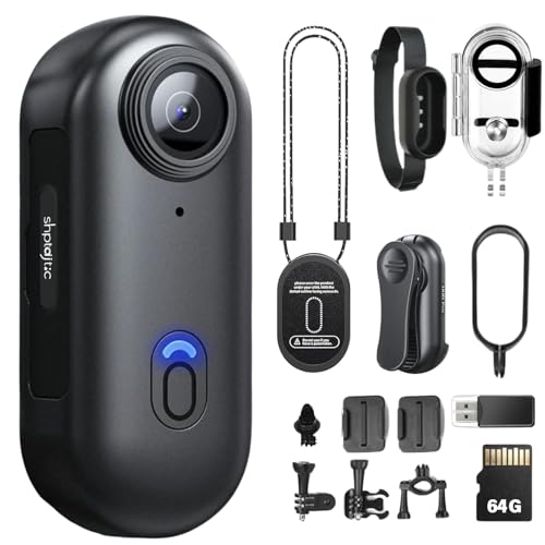 SONGYUKA H88 4K Body Cameras with Audio & Video Recording - Waterproof Body Camera Action camera