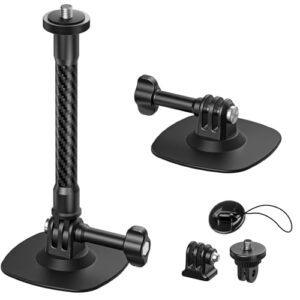 Maectech Flexible Adhesive Mount Compatible for Insta360 Helmet Mount X5 X4 X3 Ace Pro for Go Pro HERO Action Camera Base Kit for Dji Osmo Action Sports Camera Accessories