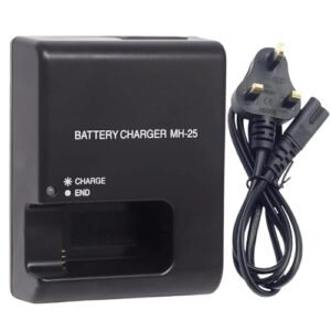MH-25 MH-25a EN-EL15 EN-EL15c Quick Battery Charger Compatible with Nikon D850 D750 d7500 d7200 D7000 D7100 Coolpix Z5 Z6 Z7 D610 D600 D800 D810 Digital Cameras & 120cm AC Power Cord