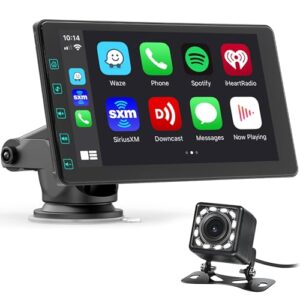 DYWSWINN 7" Wireless Car Stereo for Apple Carplay & Android Auto with Backup Camera
