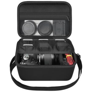 casmilee Digital Camera Case Compatible with Canon EOS Rebel T7 / 90D / 4000D / T100 DSLR Cameras