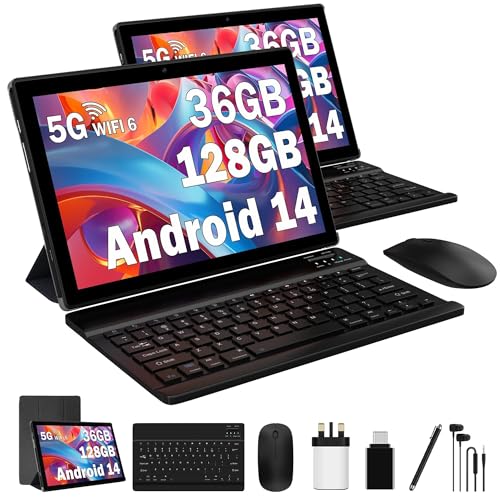 FLYCOAY Tablet 10 Inch Android 14