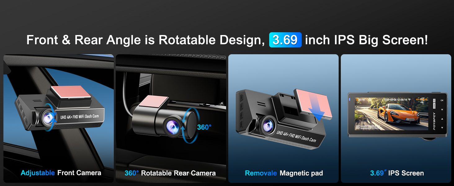 3.69 Inch Big Screen