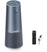 Nuroum C20 1080P Conference Camera with Microphone&Speaker for Video Call, 100° Ultra-wide Angle,...