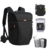 TARION Camera Bag Large Photography - Camera Backpack with Dual-Side Opening Waterproof Raincover...