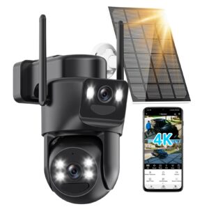 4K Solar Security Camera Outdoor Wireless