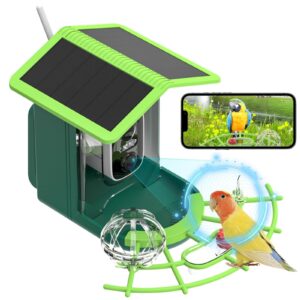 liiyiela Bird Feeder Camera Solar Powered