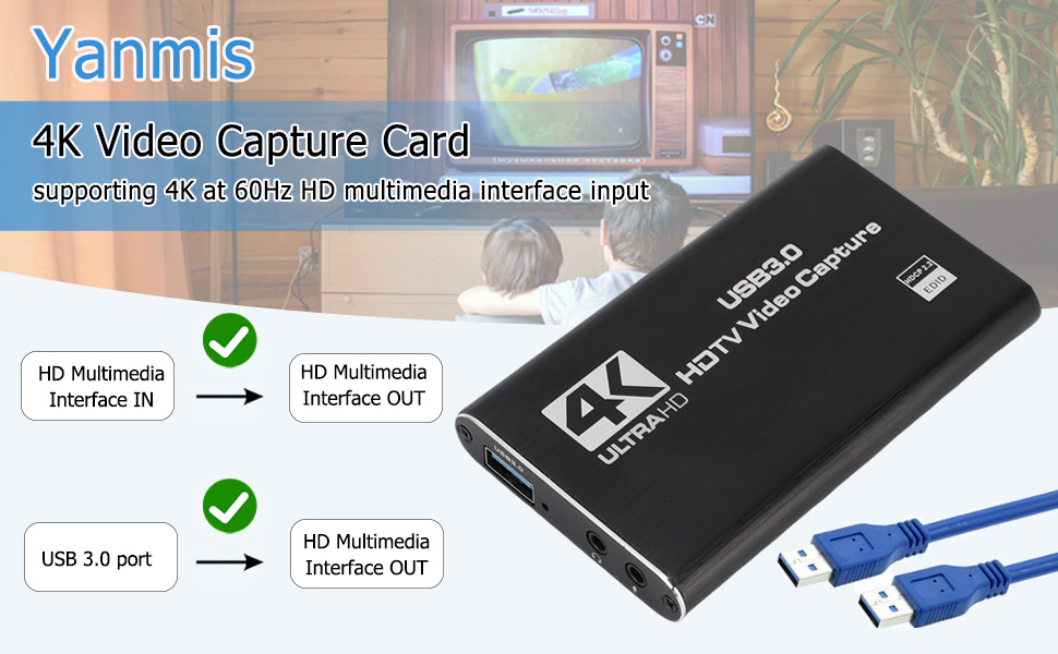 4K Video Capture Card