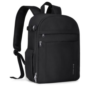 K&F Concept Camera Backpacks for Photographers Travel Bag for Tripod Camera Lence Accessory with laptop compartment and Rain Cover Waterproof