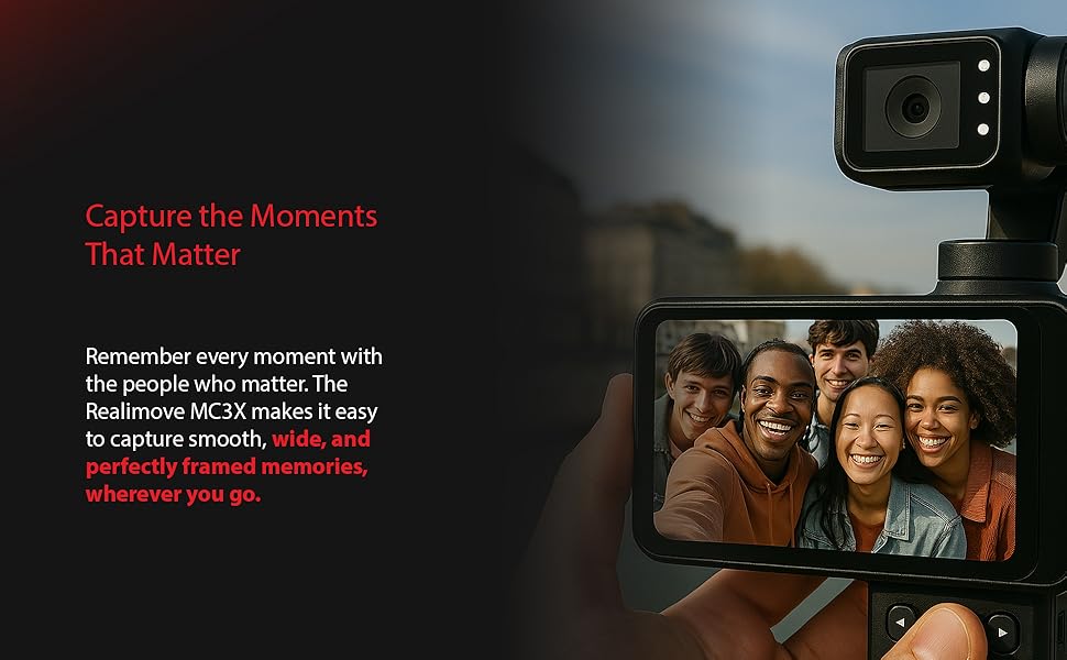 Agfa Photo, Action Camera, Realimove MC3X, Vlogging camera, Camera for vlogging, 4K Camera