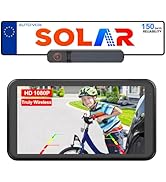 AUTO-VOX Solar Wireless Reversing Camera Kit, 3 Mins Easy Install Reverse Camera with HD Night Vi...