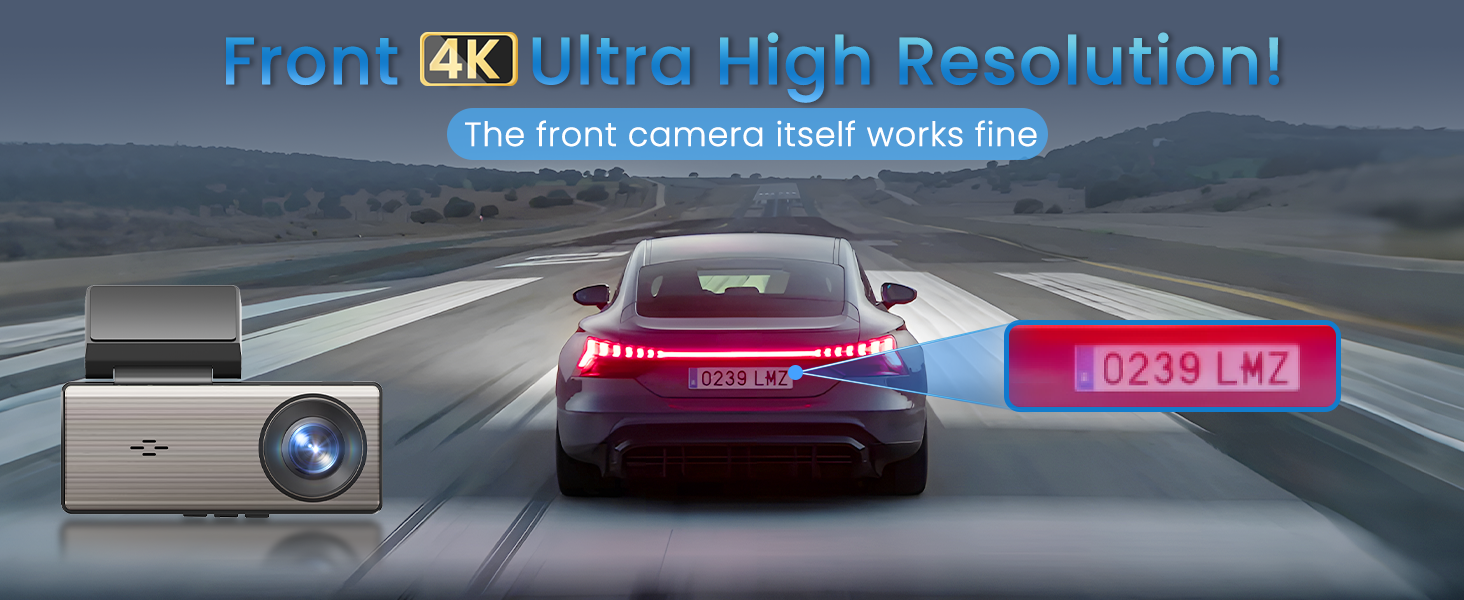 Front 4K Ultra High Resolution!