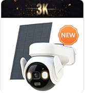 White dome-shaped outdoor security camera with visible lens array and antenna. Text indicates 3MP resolution and a 'HOT' label with flame icon.