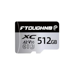 FTOUGHNB Micro SD Card 512GB with Adapter