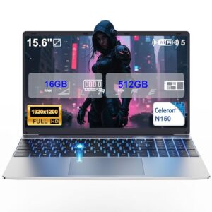 DMDFJY 15.6" Laptop – N150 (Up to 3.6GHz) 16GB RAM