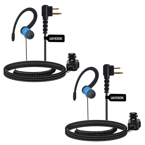 UAYESOK Walkie Talkie Earpiece 2 Pin