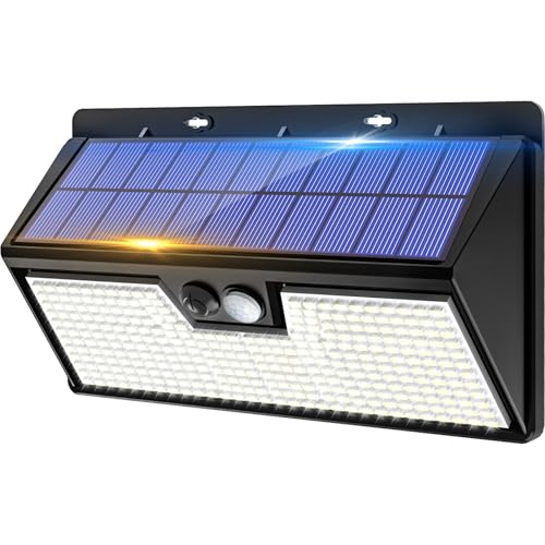 ighep Solar Security Lights Outdoor Motion Sensor
