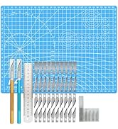 A4 Cutting Mat Kit, A4 Mat for Carving Crafts, Cutting Board for Sewing Self Healing Cutting Mat ...