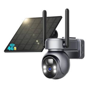 SEHMUA 4G LTE Security Camera Solar with SIM Card