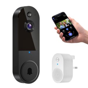 FameVibe 1080P Wireless Video Doorbell Camera