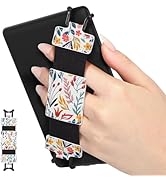 Sequence showing hands manipulating a black triangular device with textured grip patterns, demonstrating product handling from multiple angles.