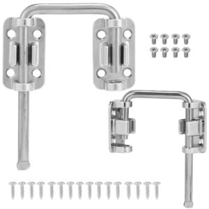 HBL' Sliding Glass Door Lock Patio Sliding Door Loop Lock – Flexible Sliding Door Latch for Uneven or Warped Doors