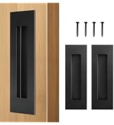 HBL' 6Pcs Door Hinges 304 Stainless Steel Flush Mount 105MM x 76MM, Non Mortise Hinges for Heavy ...