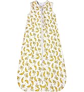 Lictin Baby Sleeping Bag 0.5 Tog-100% Cotton 2 PCS Baby Wearable Blanket Sleeping Sack with Adjus...
