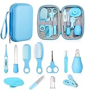 Baby Healthcare and Grooming Kit, Lictin Nursery Care Kit, Newborn Safety Health Care Set with Ha...