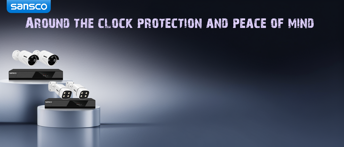 Sansco DVR Outdoor CCTV Camera security Systems