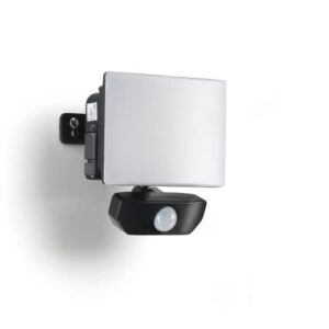 Auraglow 20W 1650lm Full Screen Slimline LED Security Motion Sensor PIR Flood Light Black Outdoor Wall Lamp            [Energy Class F]