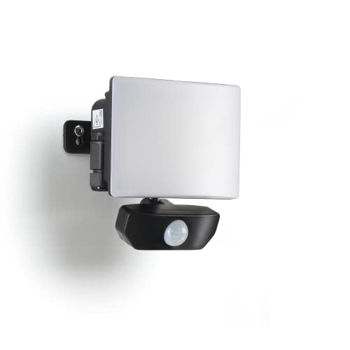 Auraglow 20W 1650lm Full Screen Slimline LED Security Motion Sensor PIR Flood Light Black Outdoor Wall Lamp            [Energy Class F]