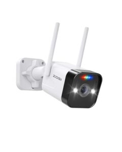 ZOSI 2.5K WiFi Security Camera with Person Vehicle Detection