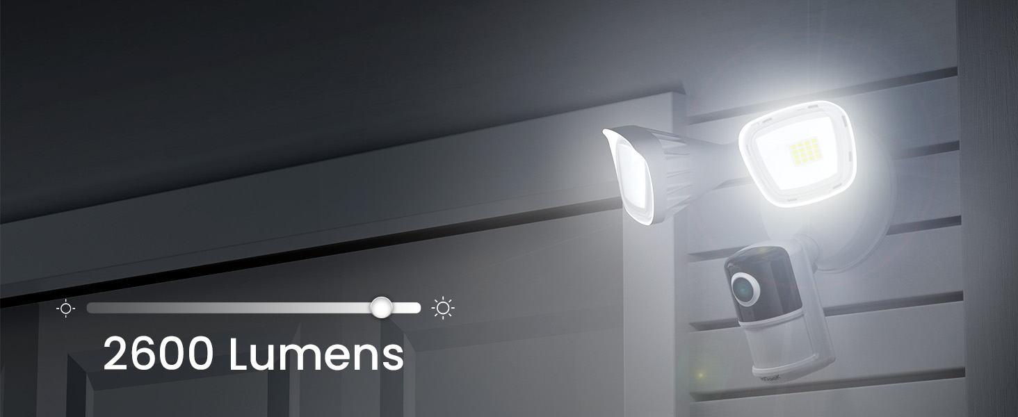 a close up of a spotlight with a sunburst in the background.