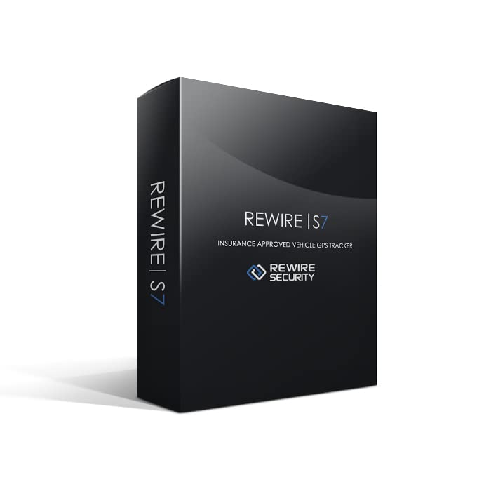 REWIRE SECURITY Thatcham S7 GPS Tracking Device | Free Installation | Insurance Approved Vehicle Protection Tracker | 1 Year GPSLive & App Subscription Included | Insurance Premium Discou