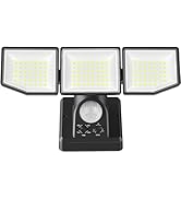 FLITI 38W 220V Led Security Lights Outdoor Motion Sensor, 6000LM 270° Adjustable Floodlight with ...