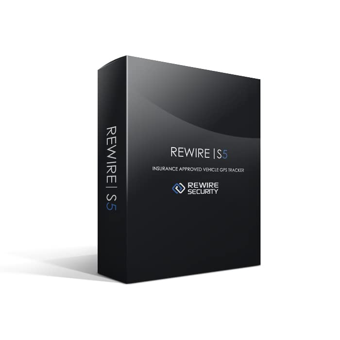 REWIRE SECURITY Thatcham S5 GPS Tracking Device | High Protection Level | Free Installation | Insurance Approved Tracker | 1 Year GPSLive & App Subscription Included | Insurance Premium Discou