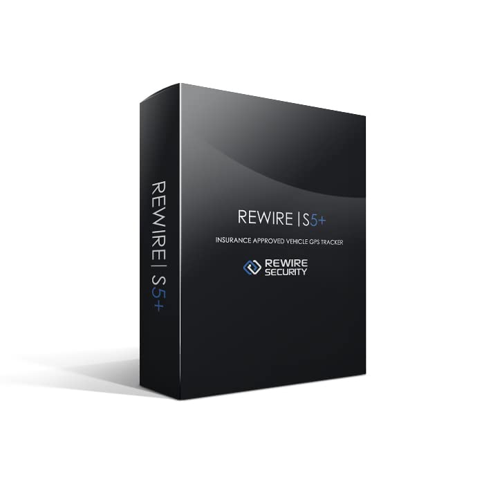REWIRE SECURITY Thatcham S5+ GPS Tracking Device | Highest Protection Level | Free Installation | Insurance Approved Tracker | 1 Year GPSLive & App Subscription Included | Insurance Premium Discou