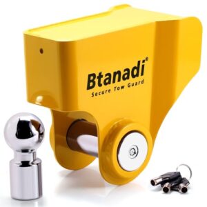 Btanadi Trailer Hitch Lock – Heavy Duty Anti-Theft Security for Knott Avonride 50mm Cast Coupling Heads Including 575003