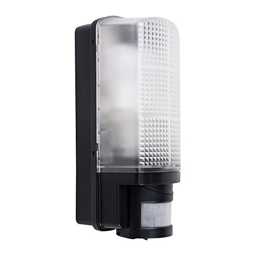 MiniSun | Modern Heavy Duty Security Wall Light with PIR Motion Sensor | Outdoor Wall Lights