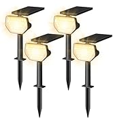 Lepro Solar Landscape Spotlights, 2PACK 43LED Solar Lights Outdoor Garden with IP65 Waterproof, 2...