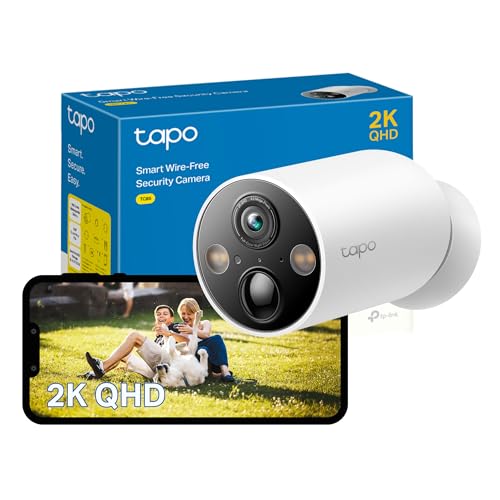 Tapo TC85 2K QHD Battery Security Camera Outdoor Wireless