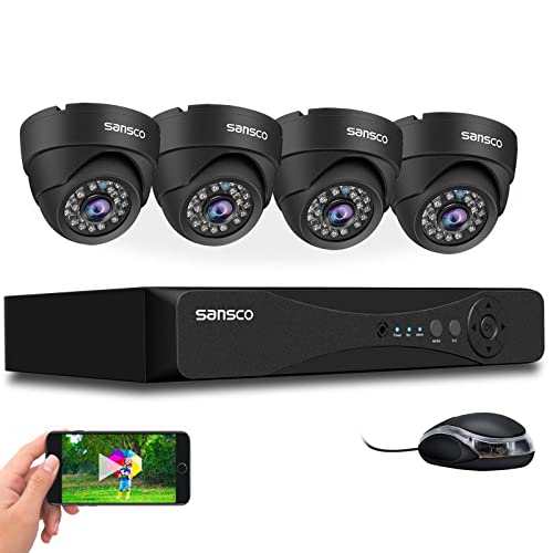 SANSCO 5MP 8 Channel DVR Outdoor CCTV Camera System