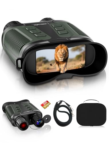Night Vision Goggles for Adults - Full Color Digital Night Vision Binoculars with 8X Digital Zoom