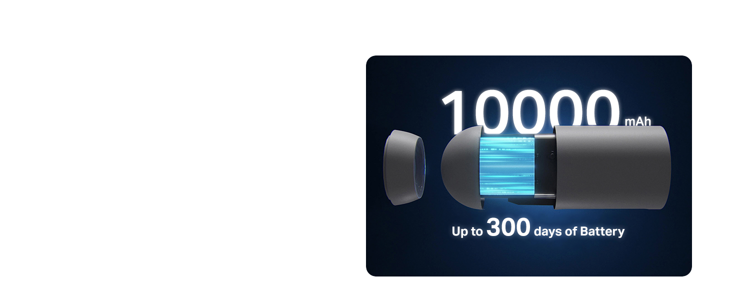 Smart Wire-Free Security Camera,2K QHD Live View,Colour Night Vision,IP66,Solar Panel Supported