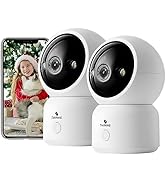 Taishixing 2K Security Indoor Camera, Baby & Pet Home Security Camera, 5/2.4GHz Wi-Fi, One-Touch ...