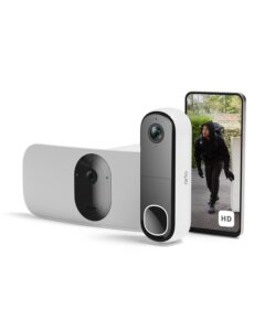 Arlo Floodlight Security Camera Outdoor and HD Video Doorbell