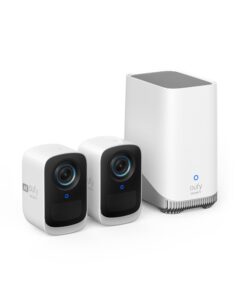 eufy Security S300 eufyCam 3C 2-Cam Kit Security Camera Outdoor Wireless